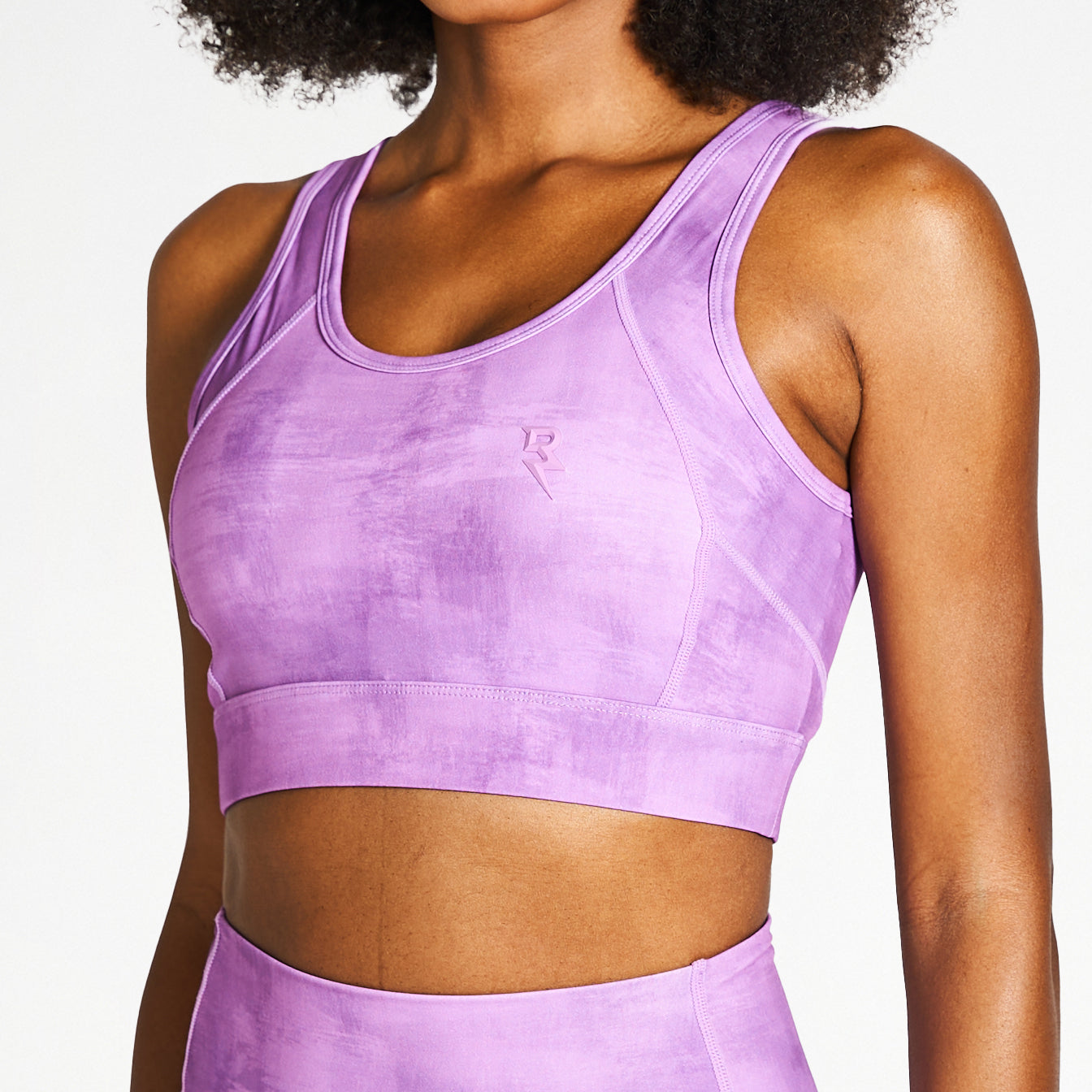 Sports Bra For Women's Workout RZIST Purple Bra - RZIST