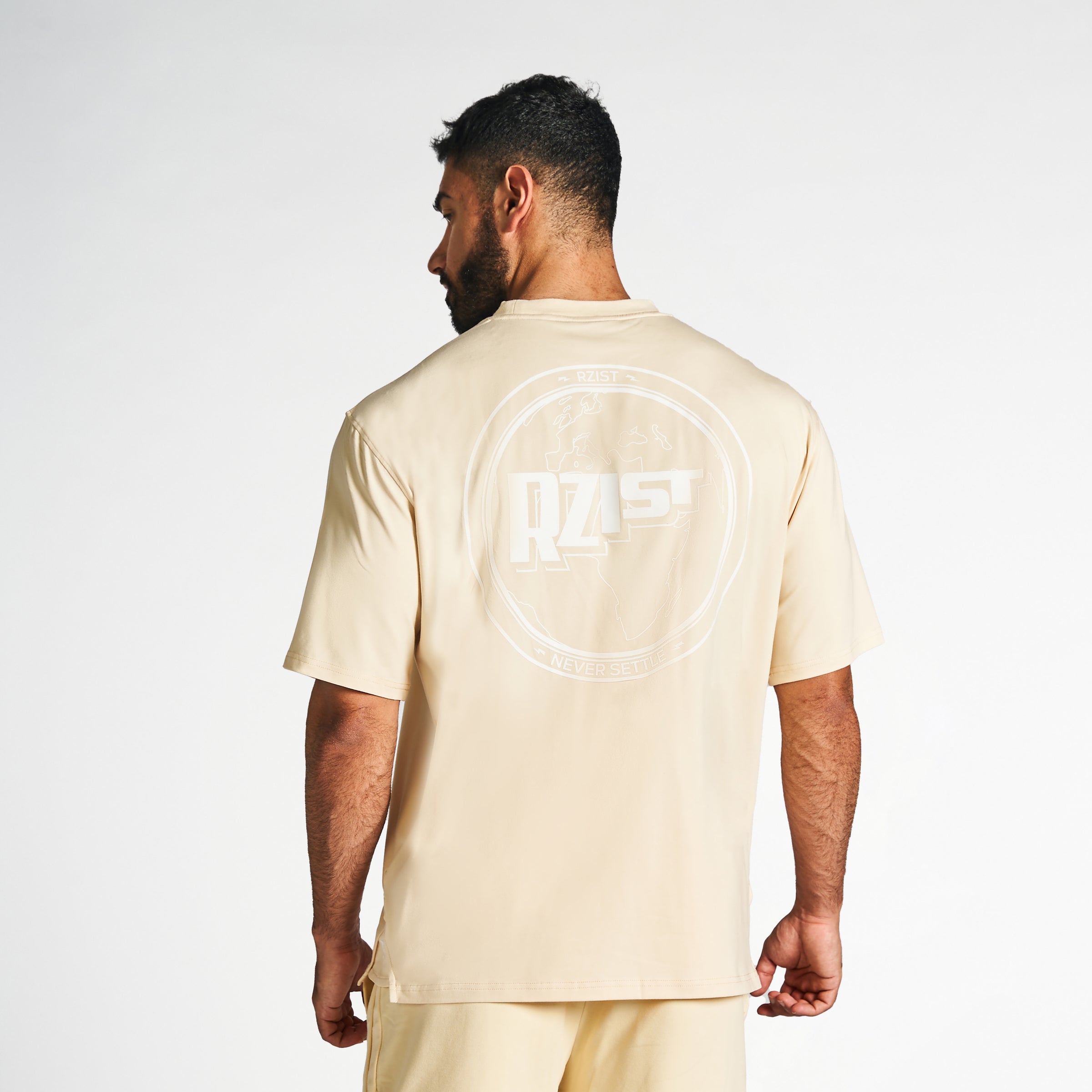 T-shirt for Men’s Drop-Shoulder RZIST Macadamia T-Shirt - RZIST