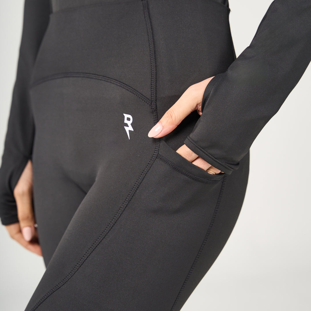 Performance High Waist Leggings - Black