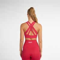 Sports Bra For Women's Workout RZIST Fuschia Bra - RZIST