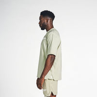 T-Shirt For Men’s Drop-Shoulder Tee RZIST In Desert Sage T-Shirt - RZIST