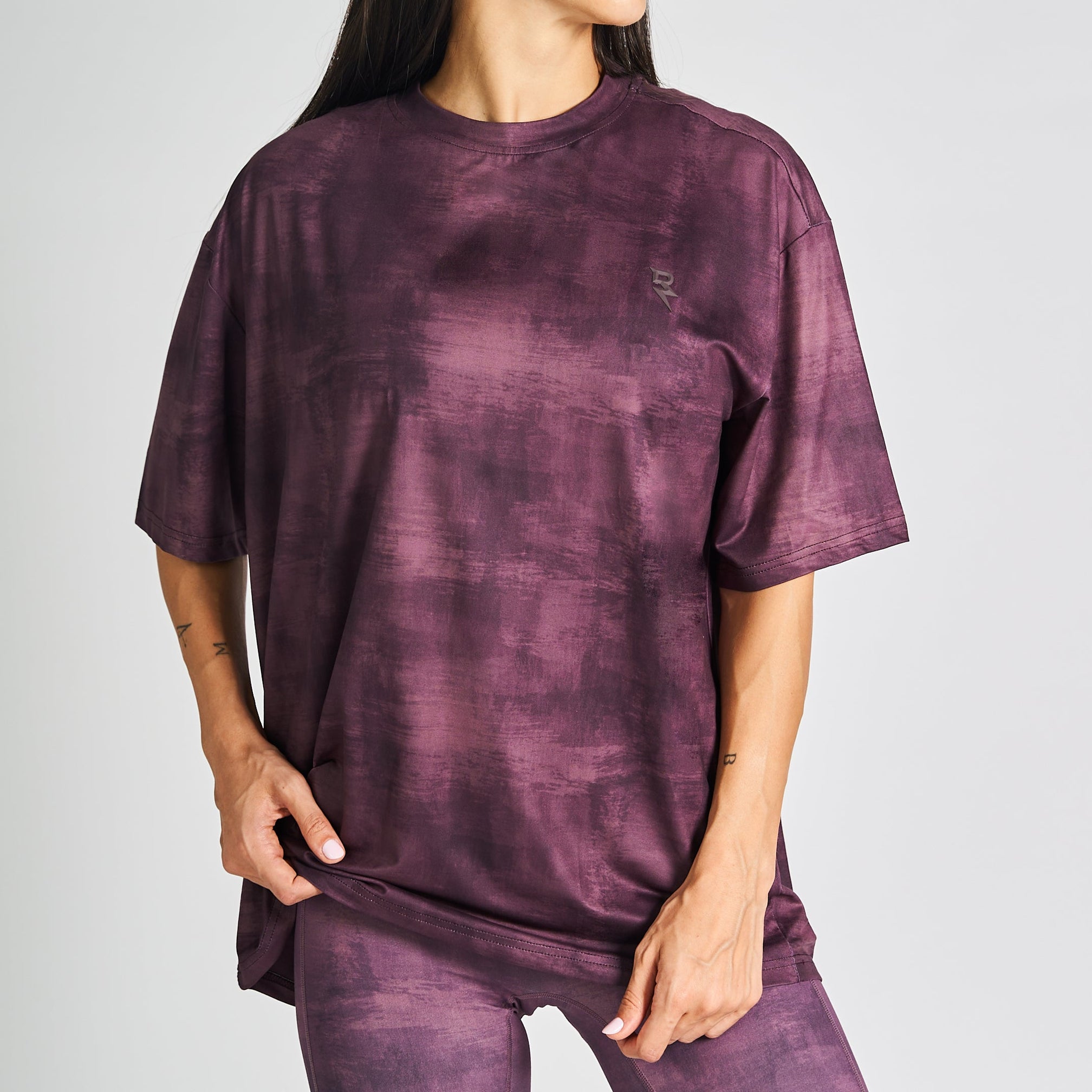 Drop Shoulder Tee - Chocolate