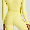 SWIMSUIT WITH WAIST SCARF For Women's Full Body RZIST Canary yellow Waist Scarf - RZIST