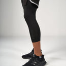 ⁠2 in 1 Long Inner Shorts - Black