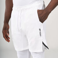 ⁠2 in 1 Long Inner Shorts - White
