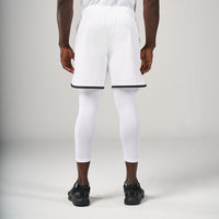 ⁠2 in 1 Long Inner Shorts - White