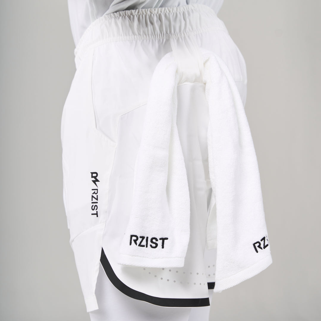 ⁠2 in 1 Long Inner Shorts - White