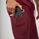 ⁠2 in 1 Long Inner Shorts - Maroon